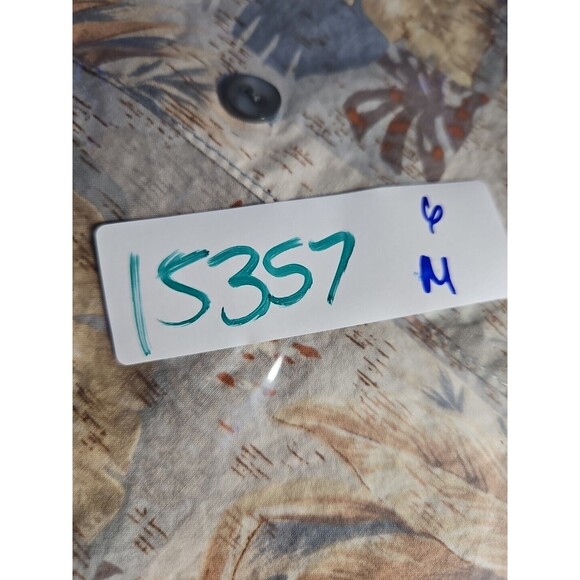 Tori Richard Shirt Mens Small Cotton Lawn Button Up Hawaiian Short Sleeve Floral - Picture 10 of 10